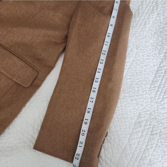Tasso Elba Pure Camel Hair luxury blazer sport jacket - Picture 5 of 16